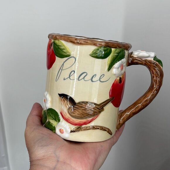 Cracker Barrel Peace and Faith mugs - Picture 4 of 13